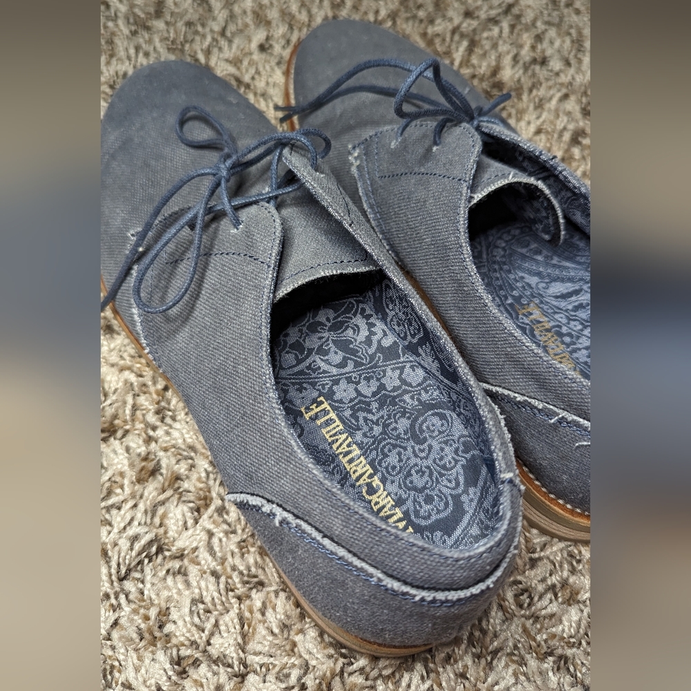 indigo blue dress shoes